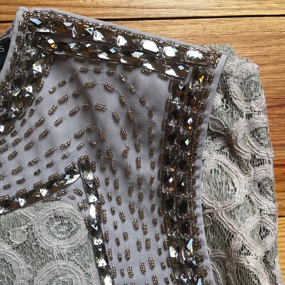 Little Mistress London Peach Beaded Dress, NWOT, S - Picture 15 of 15